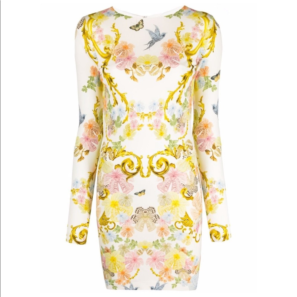 New with tags (didn’t fit) - cute pattern fitted long sleeve dress